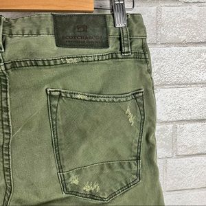 Scotch Soda Pike Green Jeans Size 2932 